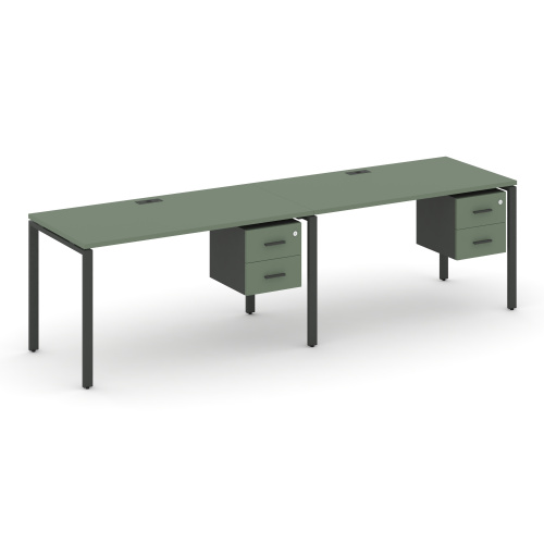 Бенч-система на 2 места с подвесными тумбами Concept CN.ORS-114 фото 2 Бенч-система на 2 места с подвесными тумбами Concept CN.ORS-114 фото 2