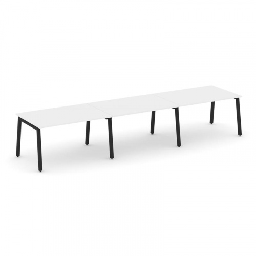 Style Project Стол переговорный SN-5A.SPRG-023.3 Дуб Наварра/Металл Белый 4410*980*750 фото 9