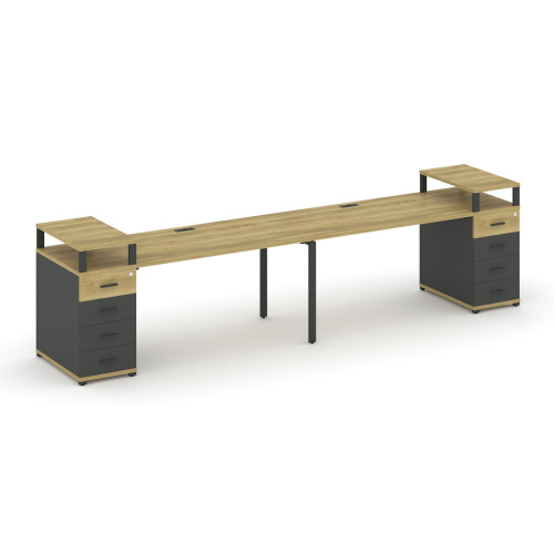 Бенч-система на 2 места с 2 опорными тумбами Concept CN.ORS-426 фото 4