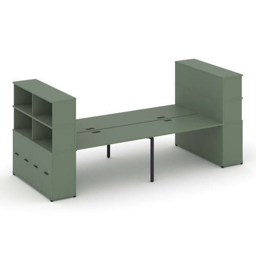 Бенч-система с опорными распашными шкафами Concept CN.DRS-276