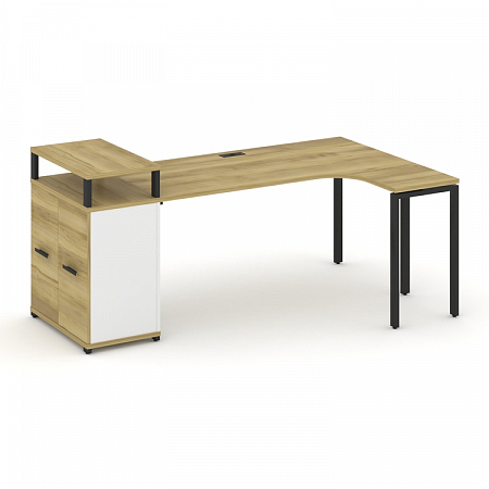 Стол эргономичный с опорным распашным шкафом Concept CN.SA-212(R)