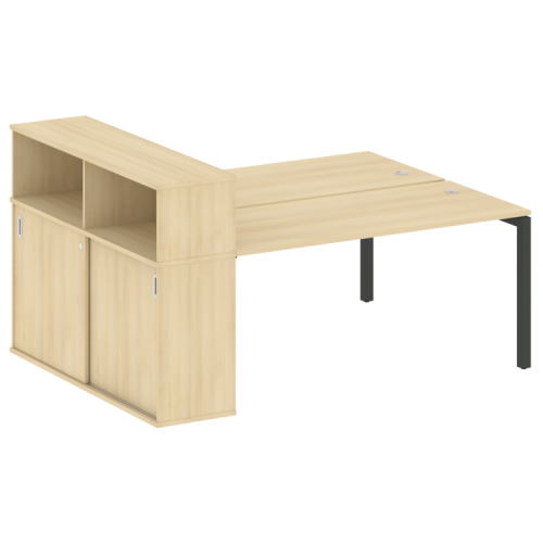 Бенч-система с шкафом-купе на П-обр. м/к Metal System Quattro 50БП.РС-СШК-2.4 фото 10 Бенч-система с шкафом-купе на П-обр. м/к Metal System Quattro 50БП.РС-СШК-2.4 фото 10