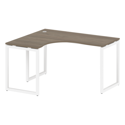 Стол криволинейный левый на О-обр. м/к Metal System Quattro 40БО.СА-3 (L) фото 3 Стол криволинейный левый на О-обр. м/к Metal System Quattro 40БО.СА-3 (L) фото 3