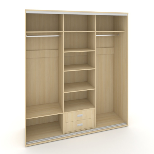 Корпус 3-х секционного шкафа высокого L=2519мм Maris SH.K3-7.1 K1 Корпус 3-х секционного шкафа высокого L=2519мм Maris SH.K3-7.1 K1