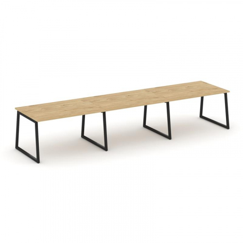 Style Project Стол переговорный SN-4T1.SPRG-023.3 Акация Лорка/Металл Антрацит 4410*980*750 фото 2 Style Project Стол переговорный SN-4T1.SPRG-023.3 Акация Лорка/Металл Антрацит 4410*980*750 фото 2