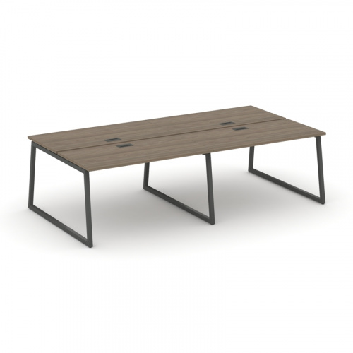 Style Project Рабочая станция 2-х сторон. SN-4T1.DRS-042 Акация Лорка/Металл Антрацит/Заглушка Пласт фото 12