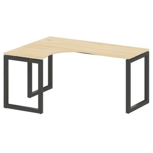 Стол криволинейный левый на О-обр. м/к Metal System Quattro 50БО.СА-4 (L) фото 8 Стол криволинейный левый на О-обр. м/к Metal System Quattro 50БО.СА-4 (L) фото 8