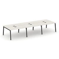 Style Project Рабочая станция 2-х сторон. SN-5A.DRS-083 Дуб Наварра/Металл Антрацит 4140*1632*750