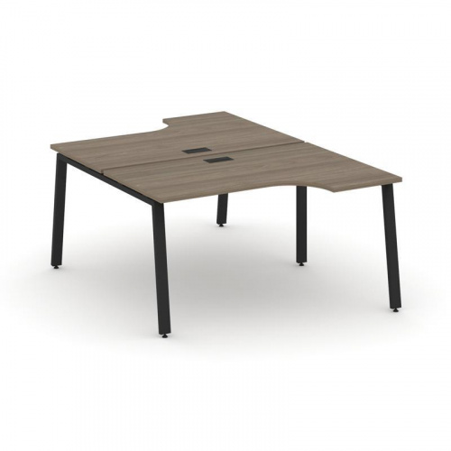 Style Project Рабочая станция эргоном. SN-6A.DRPA-011 Дуб Наварра/Металл Антрацит 1380*1432/1992*750 фото 14