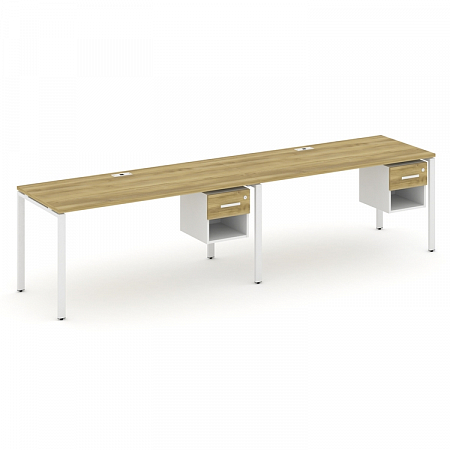 Бенч-система на 2 места с подвесными тумбами Concept CN.ORS-120