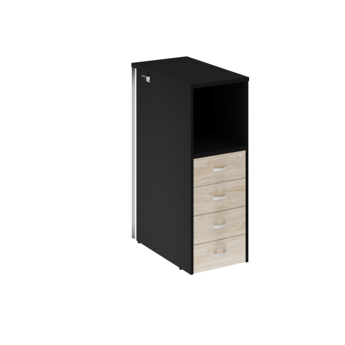 Тумба с подсветкой на 4 ящика Onix Белый O.R-TV-4.S Тумба с подсветкой на 4 ящика Onix Белый O.R-TV-4.S