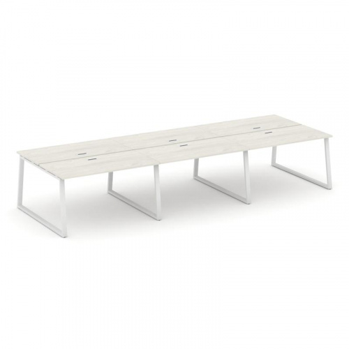 Style Project Рабочая станция 2-х сторон. SN-6T1.DRS-081 Акация Лорка/Металл Антрацит/Заглушка Пласт фото 13