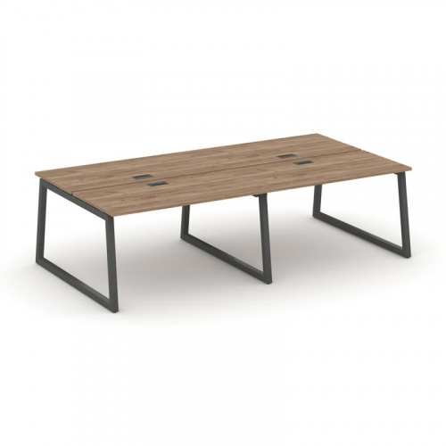 Style Project Рабочая станция 2-х сторон. SN-5T1.DRS-051 Акация Лорка/Металл Антрацит/Заглушка Пласт фото 23