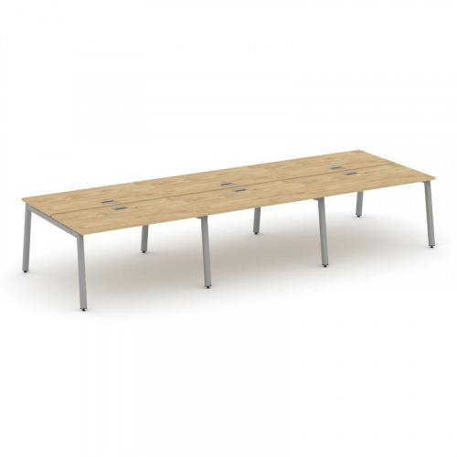 Style Project Рабочая станция 2-х сторон. SN-5A.DRS-063 Дуб Табак/Металл Антрацит 4140*1232*750 фото 13