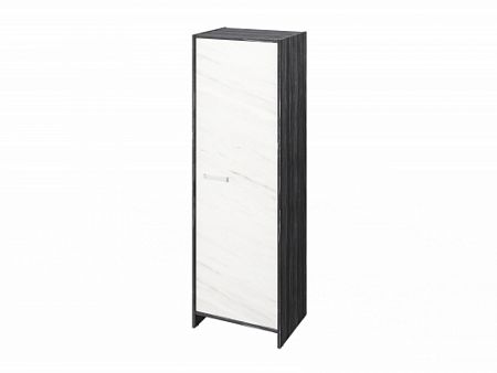 Шкаф для документов FI-571.G Древесина Графит/Мрамор Леванто белый