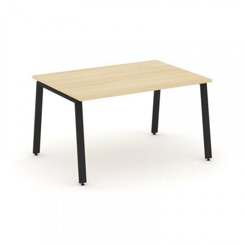 Style Project Стол переговорный SN-6A.SPRG-004.3 Дуб Наварра/Металл Белый 1580*980*750 фото 4